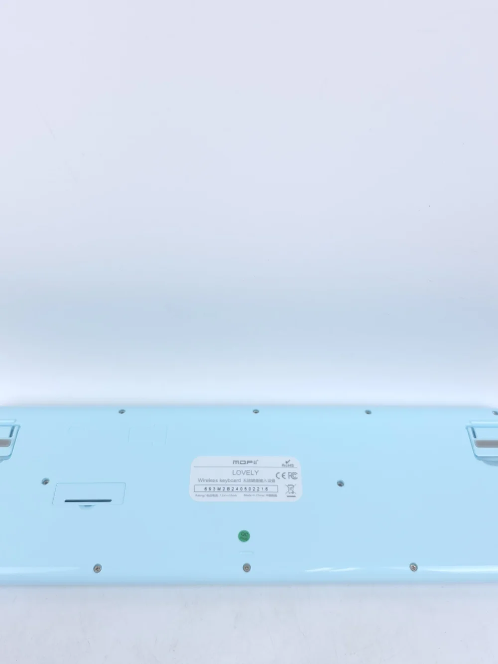 Wireless Keyboard and Mouse Mixed Blue Retro Style Round Key